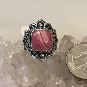 Anello in rodocrosite taglia 10