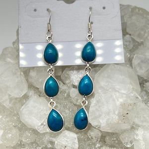 Chrysocolla Dangle Earrings