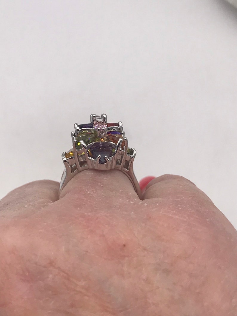 CZ Crystal Ring Size 8 12