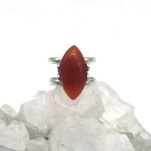 Carnelian Ring Size 5 1/2