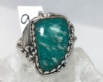 Anillo Amazonita, Talla 9