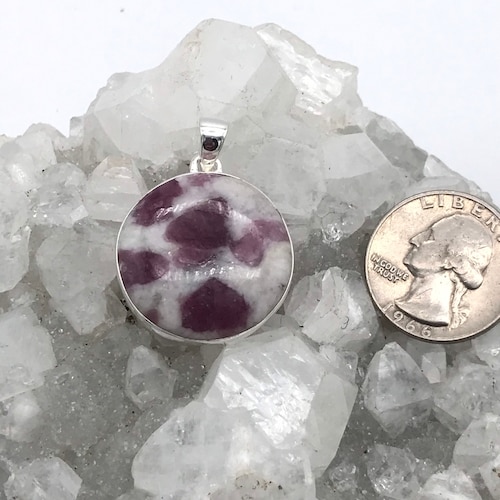 Amazing shops Rough Pink Tourmaline Pendant