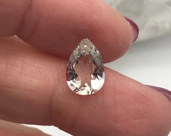 Splendida pietra preziosa topazio bianco 2,78 ct