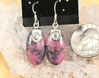 Rhodonite Earrings
