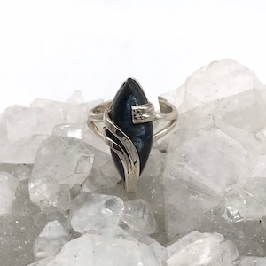 Larvikite Ring, Size 7