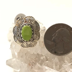 Australian Gaspeite  Ring Size 8