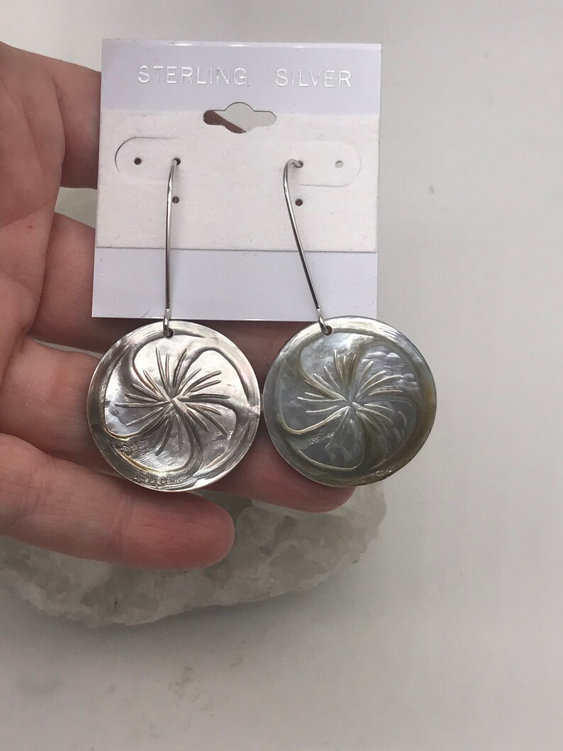 Mother of Pearl Shell Earrings