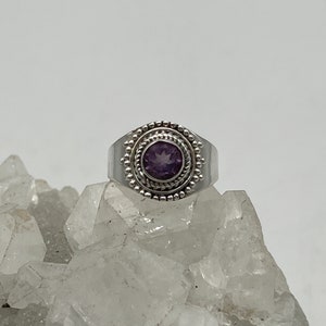 Beautiful Amethyst Ring, Size 7