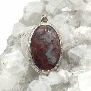 CLEARANCE Laguna  Lace Agate Pendant