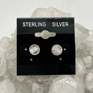 Moonstone Stud Earrings
