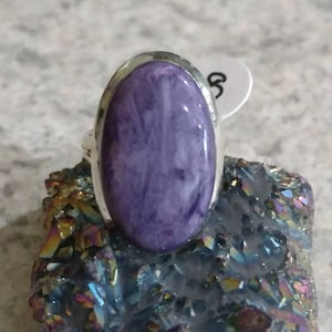 Charoite Ring, Size 8