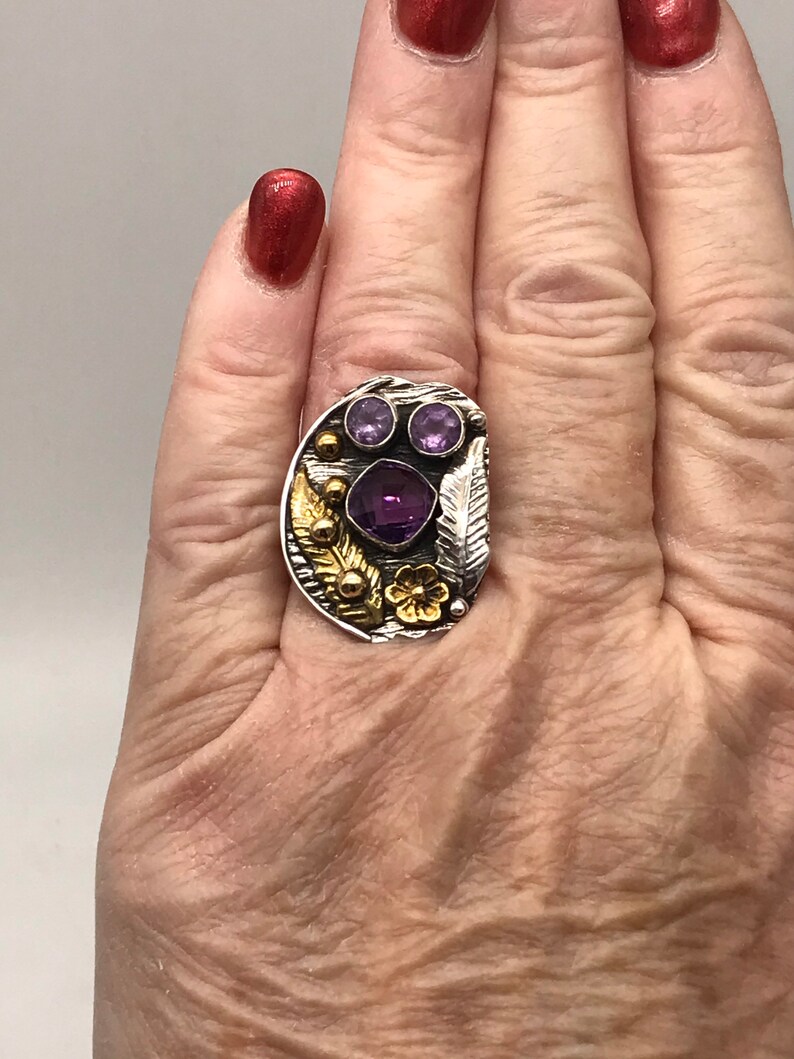Beautiful Amethyst Ring Size 6
