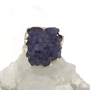 Druivenagaatring, maat 9 1/2