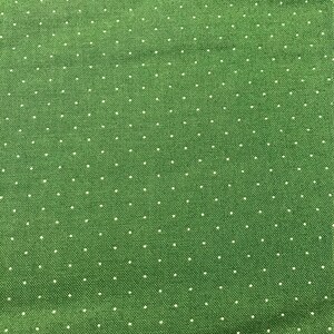 Small Beige Pindots on Christmas Green Background, A'La Carte by American Jane for Moda Fabrics, 100% Cotton
