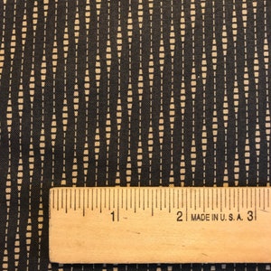 Tan Design on Brown Background, Coral Bells by Jan Patek for Moda Fabrics, 100% Cotton