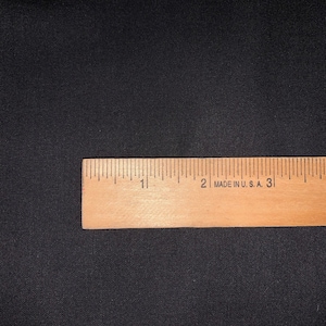 Kona Premium Black Solid Fabric for Robert Kaufman, 100% Cotton