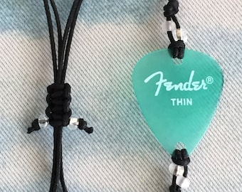 Surf Green Guitar Pick Bracelet