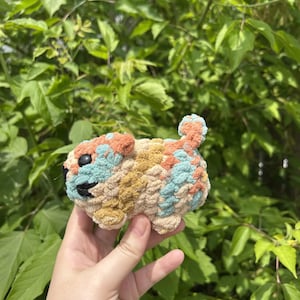 Colourful Kitten Plushie - Crochet Kitty Plush, Cat Amigurumi