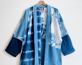 Kumo Japanese Indigo Shibori Bubbles Tshirt / Hand Dyed - Etsy