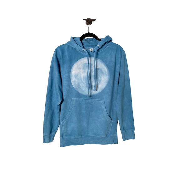 Sudadera con capucha Indigo Moon con bolsillo tipo canguro
