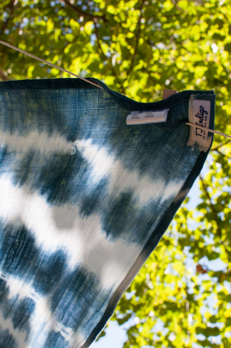 Natural Indigo Shibori Double Gauze Cotton Muslin Baby Blanket Etsy