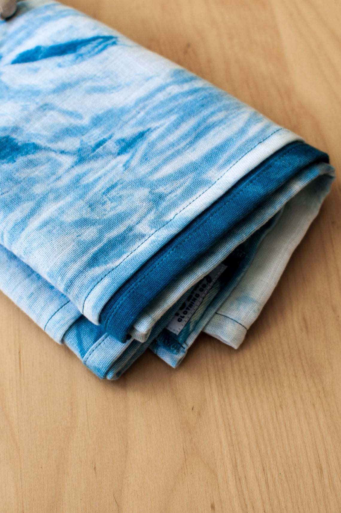 Shibori Double Gauze Baby Blanket / Natural Indigo Dyed Etsy