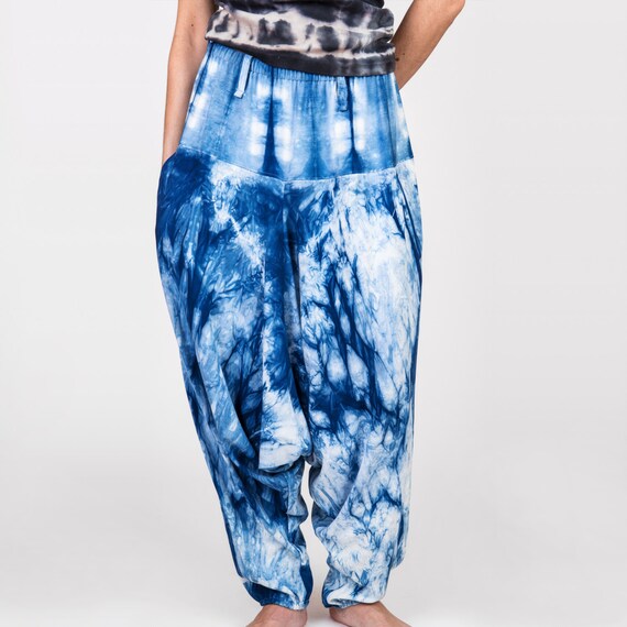 Drop Crotch Japanese Indigo Shibori 