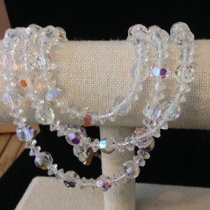 10% offNew Price  Lisner 3-Strand Aurora Borealis Necklace