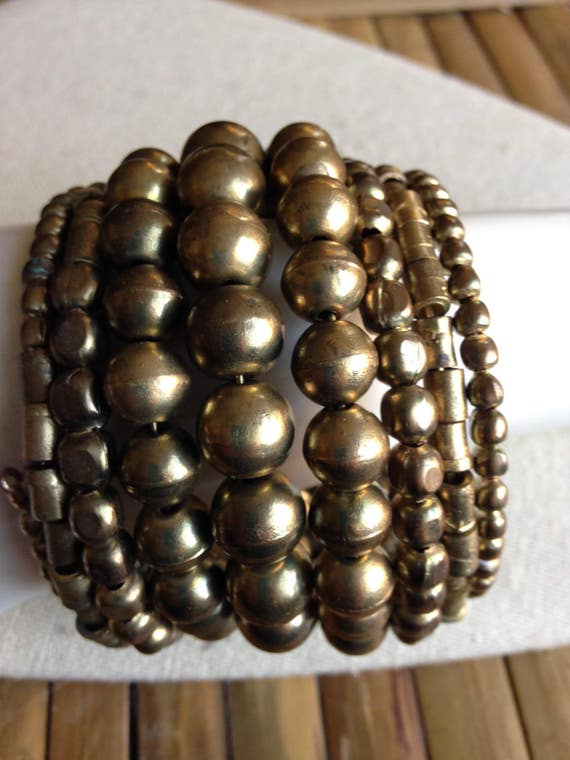 20% offNew Price  8 Row Gold Wrap Bracelet View 2