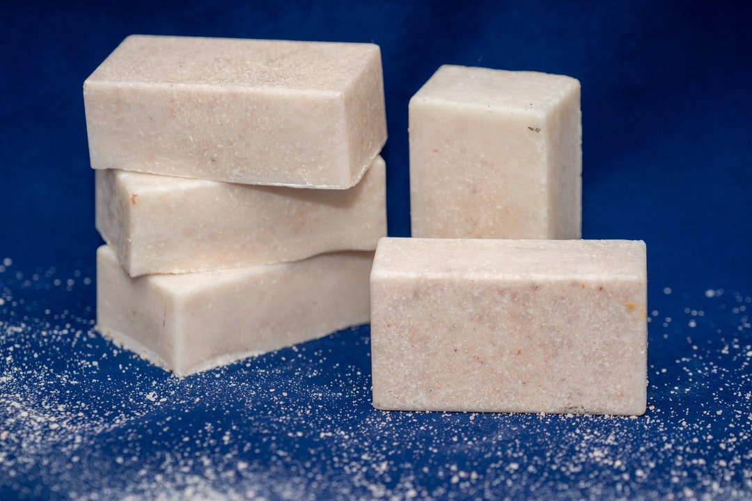 Eucalyptus Pink Himalayan Salt Soap Spa Bar, Handmade - Etsy