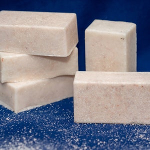 Eucalyptus Pink Himalayan Salt Soap Spa Bar, Handmade
