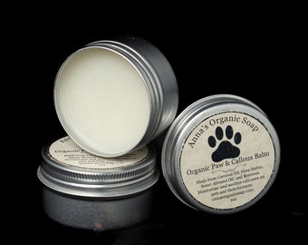 Callous Balm, Handmade all Natural Unscented for Rough Palms and Callouses, Calming Pet salve
