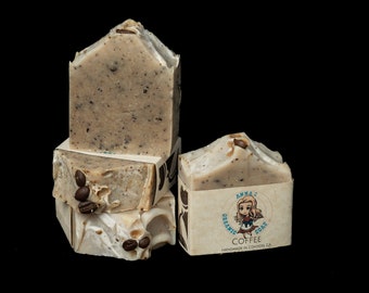 Coffee Soap, Exfoliating Organic, Natural Caffeine to Wake Up Skin!