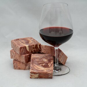 Wine Soap, Handmade Organic image 2