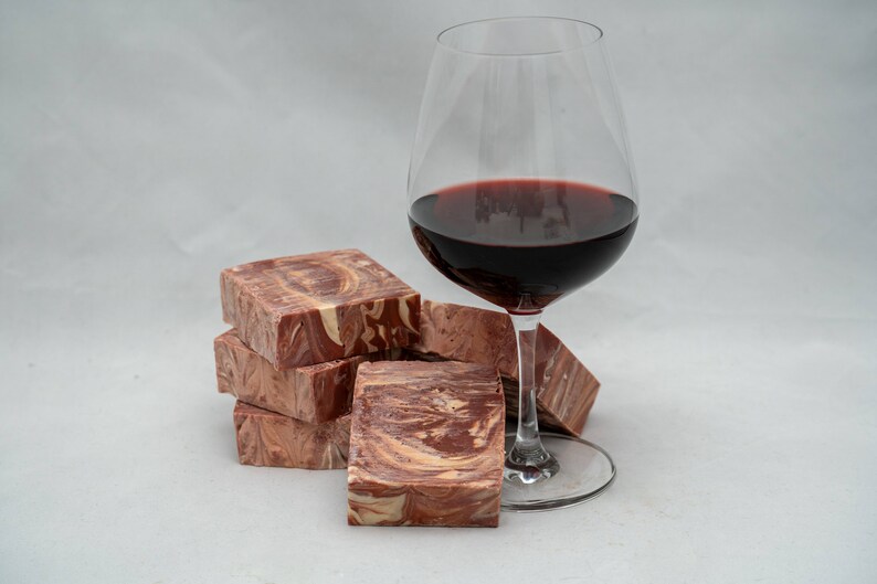 Wine Soap, Handmade Organic image 2