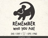 Download Lion King Remember Who You Are Disney Quote Clipart Svg Files For Cricut Svg Files For Silhouette Svg File For Cut By Hellosundy1989 Catch My Party