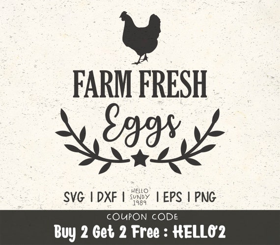 Download Farm Fresh Eggs Svg Farmhouse Sayings Quote Clipart Svg Files Etsy