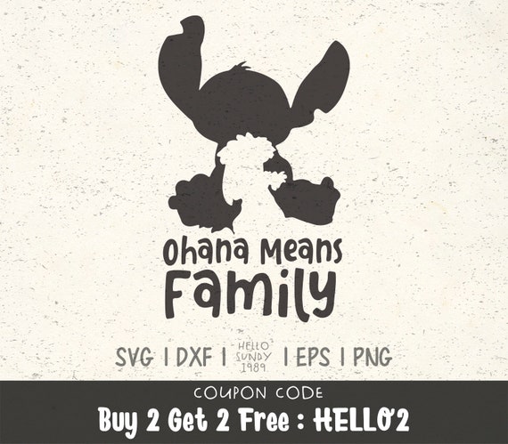 Download Ohana Means Family Svg Lilo And Stitch Clipart Svg Files For Cricut Svg Files For Silhouette Svg File For Cut By Hellosundy1989 Catch My Party