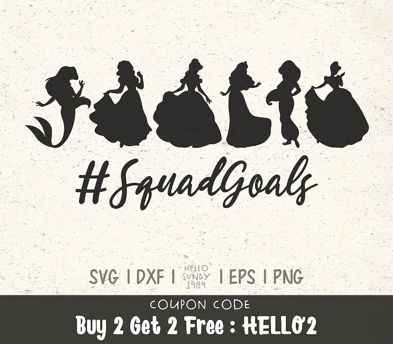 Free Free 211 Disney Princess Squad Goals Svg Free SVG PNG EPS DXF File