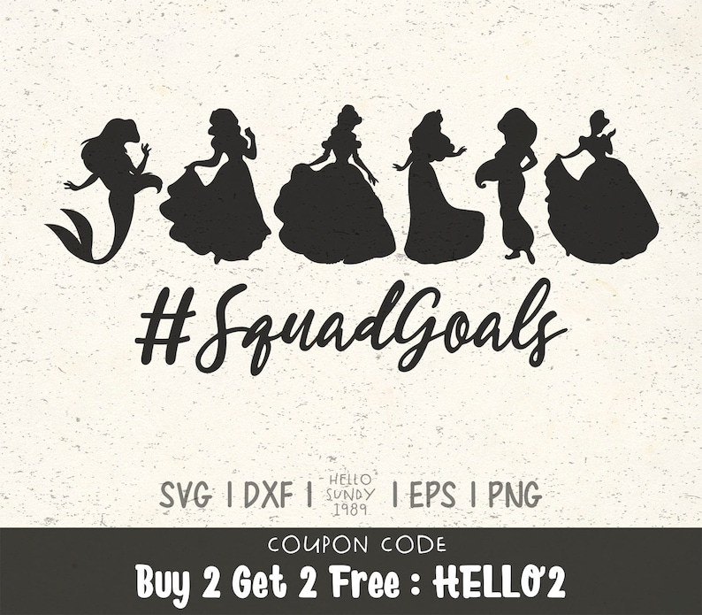 Free Free 156 Princess Squad Goals Svg Free SVG PNG EPS DXF File