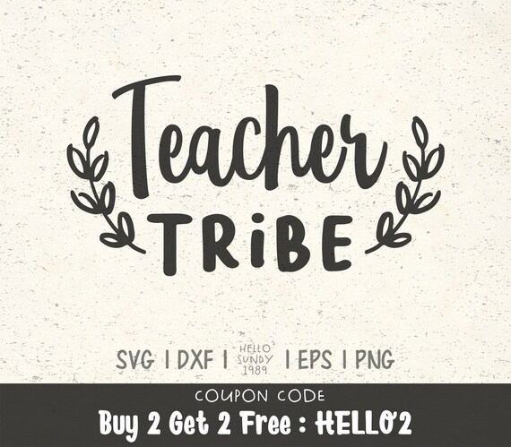 Download Teacher Tribe Svg Funny Teacher Quote Clipart Svg Files For Etsy