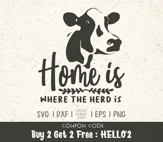 Download Home is Where the Herd is svg Farm Life Funny Farmhouse ...