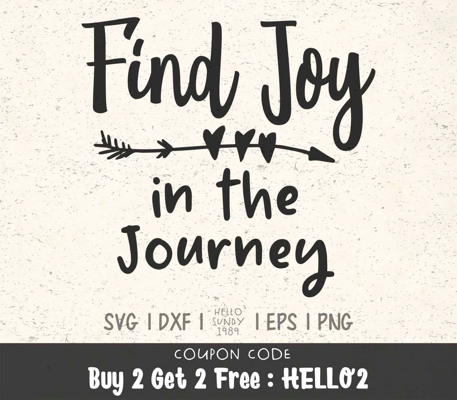 Download Find Joy In The Journey Svg Inspirational Life Positive Quote Etsy