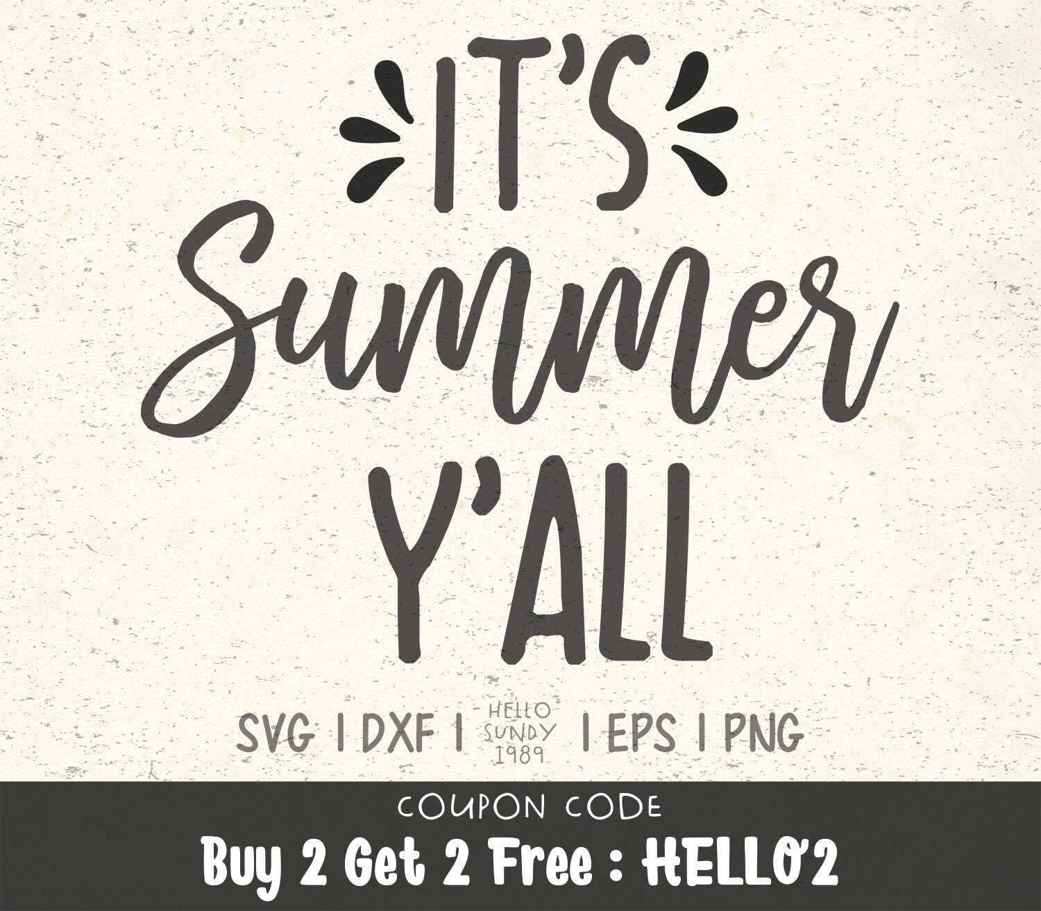 Download It's Summer Y'all svg Summer svg Summer Vibes Only svg | Etsy