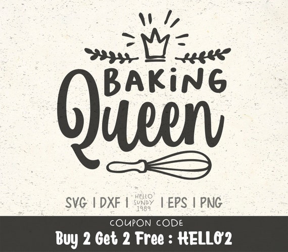 Download Baking Queen Svg Funny Kitchen Quote Clipart Svg Files For Etsy