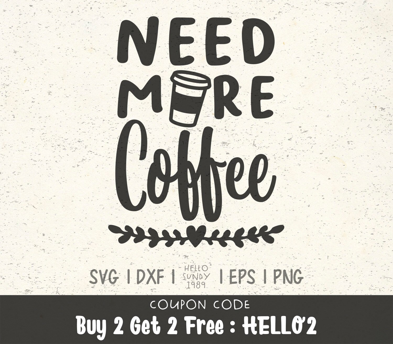 Download Need More Coffee Svg Funny Coffee Quote Clipart Svg Files For Etsy