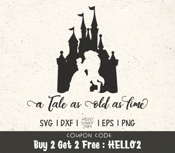Download A Tale As Old As Time svg Beauty and the Beast Clipart SVG ...