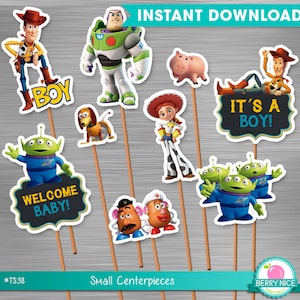 toy story centerpieces for baby shower