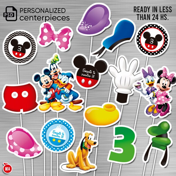 Mickey Mouse Clubhouse Centerpiece - Etsy