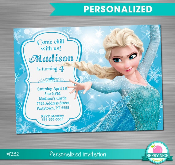 Frozen Theme Invitation Mesi Rsd7 Org